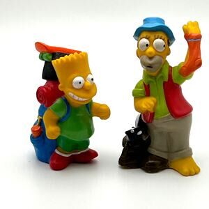 The Simpsons Camping Bart Homer‎ TCFFC 1990 Burger King Promo